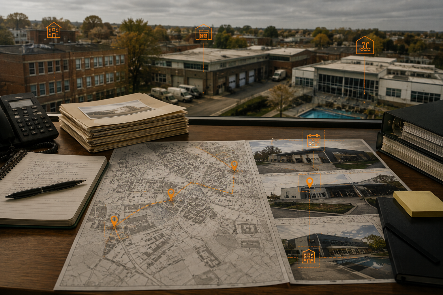 Local government estate portfolio planning scene